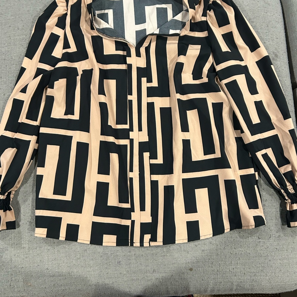 Long sleeve blouse from SHEIN curve size 0XL.